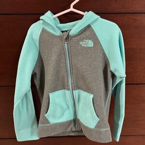 The North Face Kids' Hoodie in Gray and Aqua